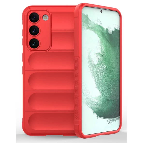 Samsung Galaxy S23 Plus Kılıf Elde Tutma Kolaylıkla Kaydırmaz Kenar Line Dizayn Optietnik Kapak - Resim 2