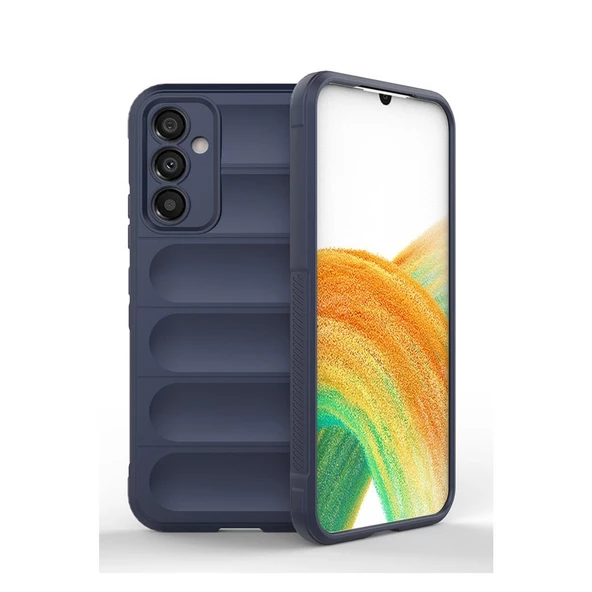 Samsung Galaxy A16 5G Kılıf Elde Tutma Kolaylıkla Kaydırmaz Kenar Line Dizayn Optietnik Kapak - Resim 3