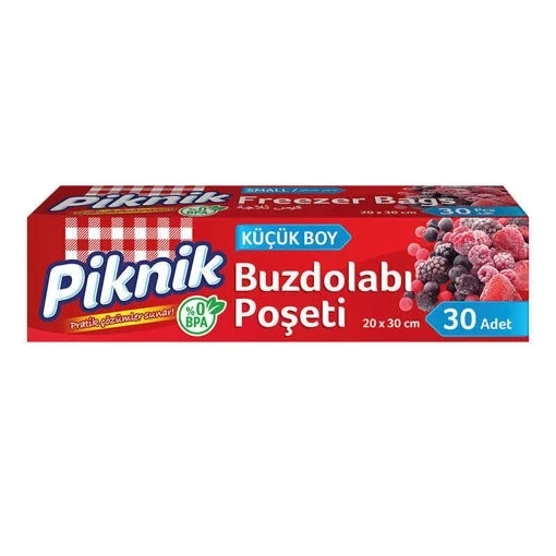 Piknik Buzdolabı Poşeti Küçük Boy 30'lu