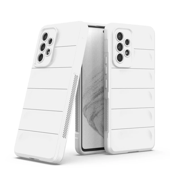 Samsung Galaxy A73 5G Kılıf Elde Tutma Kolaylıkla Kaydırmaz Kenar Line Dizayn Optietnik Kapak - Resim 11