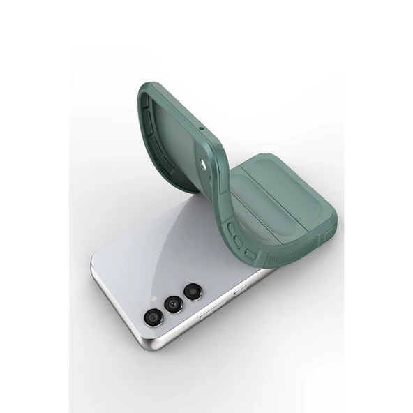 Samsung Galaxy A16 5G Kılıf Elde Tutma Kolaylıkla Kaydırmaz Kenar Line Dizayn Optietnik Kapak - Resim 6