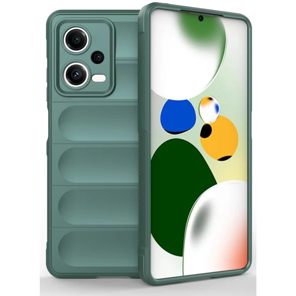 Xiaomi Poco X5 5G Kılıf Elde Tutma Kolaylıkla Kaydırmaz Kenar Line Dizayn Optietnik Kapak - Resim 3