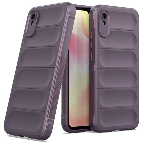 Xiaomi Redmi 9A Kılıf Elde Tutma Kolaylıkla Kaydırmaz Kenar Line Dizayn Optietnik Kapak - 11