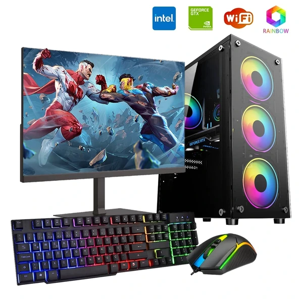 iNTEL i5 3N 16GB Ram 1TB SSD 4GB GTX1050TI 24" Monitörlü Oyun Bilgisayarı ürün görseli