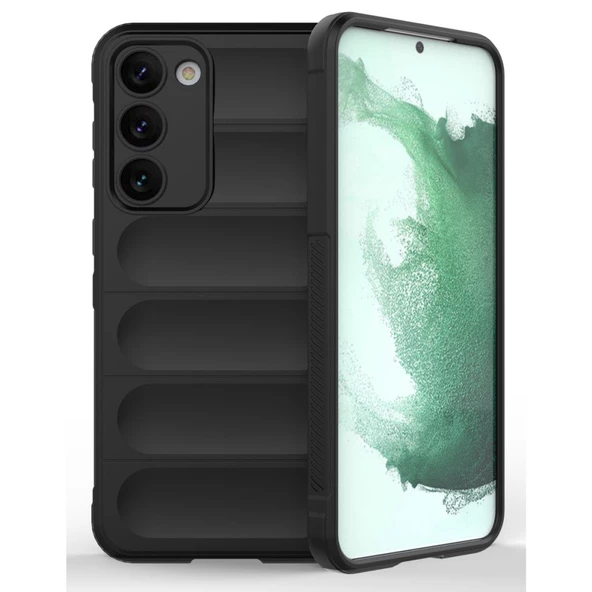 Samsung Galaxy S23 Plus Kılıf Elde Tutma Kolaylıkla Kaydırmaz Kenar Line Dizayn Optietnik Kapak - Resim 7