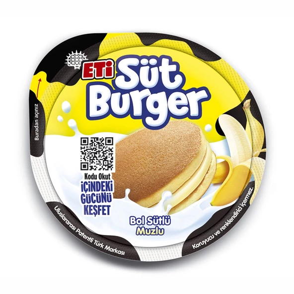 Eti Süt Burger Muzlu 35 G