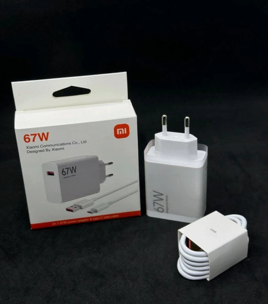 67 W Type-C Şarj Cihazı Hızlı Şarj Özellikli Xiaomi Android
