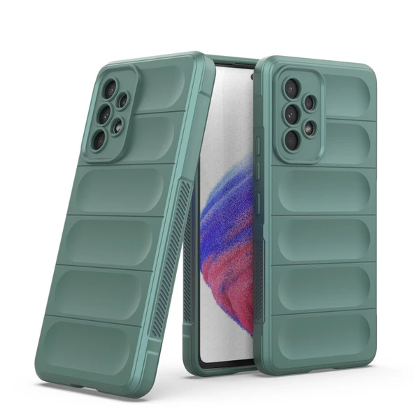 Samsung Galaxy A73 5G Kılıf Elde Tutma Kolaylıkla Kaydırmaz Kenar Line Dizayn Optietnik Kapak - Resim 10