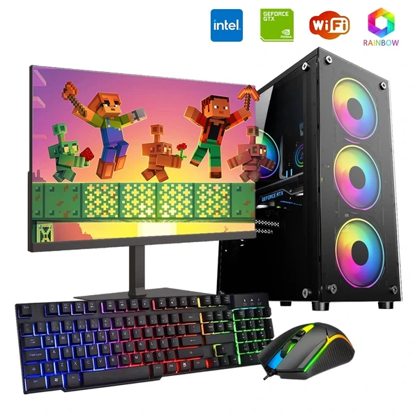 iNTEL i5 3N 16GB Ram 1TB SSD 4GB GTX1050TI 21.5" Monitörlü Oyun Bilgisayarı ürün görseli