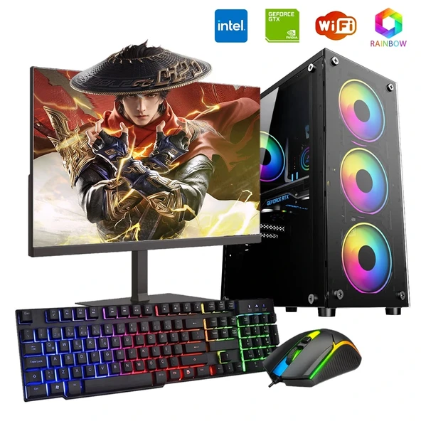 iNTEL i5 3N 16GB Ram 1TB SSD 4GB GT740 21.5" Monitörlü Oyun Bilgisayarı