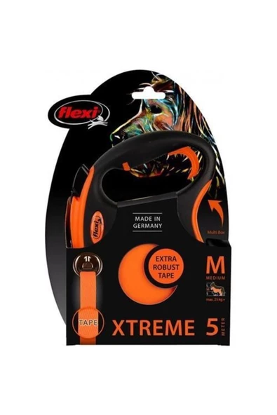 Xtreme Otomatik Şerit Köpek Gezdirme Kayışı 5 Metre Medium