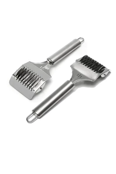 Periboia Paslanmaz Çoklu Dilimleyici Pratik Hamur Makarna Erişte Kesici – Maydanoz Soğan Sarımsak Doğrayıcı - 5