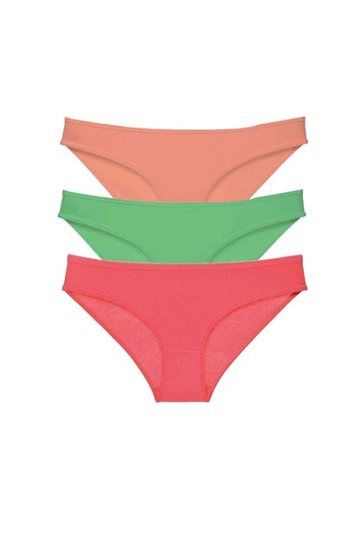 3 adet Süper Eko Set Likralı Kadın Slip Külot 543 ürün görseli