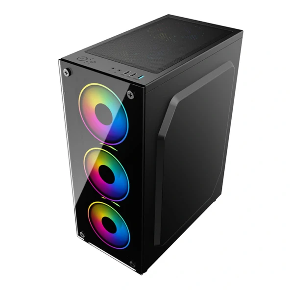 iNTEL i5 4N 8GB Ram 480GB SSD 4GB RX550 Masaüstü Oyun Bilgisayarı - Resim 3