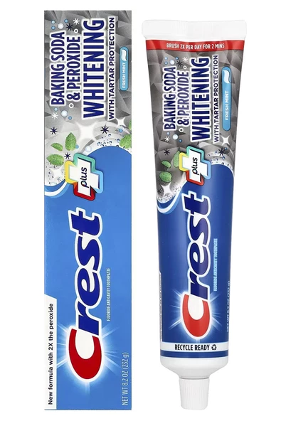 Crest Plus Baking Soda & Peroxide Whitening Diş Macunu 232GR