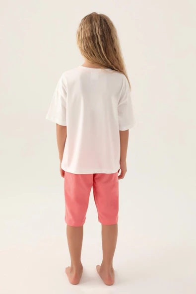 U.S. POLO ASSN. KIZ ÇOCUK KAPRİ TAKIM US1836-4 - 5