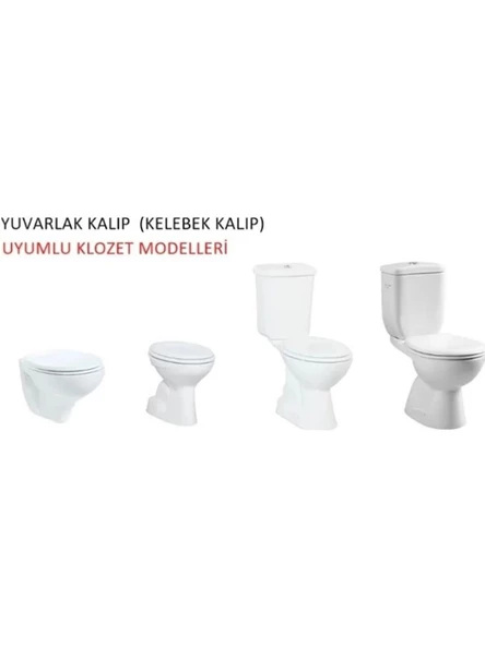 Nkp Slim Smart Thermoplast Yavaş Kapanan Klozet Kapağı NKP0302 - 4
