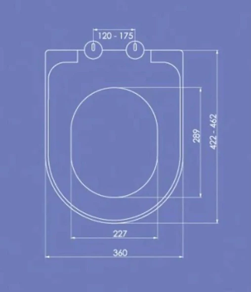 Nkp İnci Yavaş Kapanan Soft Close Amortisörlü Klozet Kapağı 0336 - 3