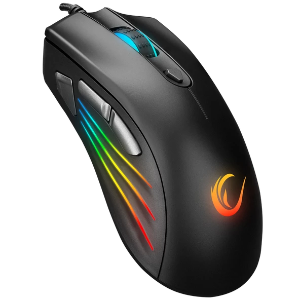 Rampage SMX-R33 LIMBO Makrolu Siyah 6400dpi RGB Ledli Gaming Oyuncu Mouse - 2