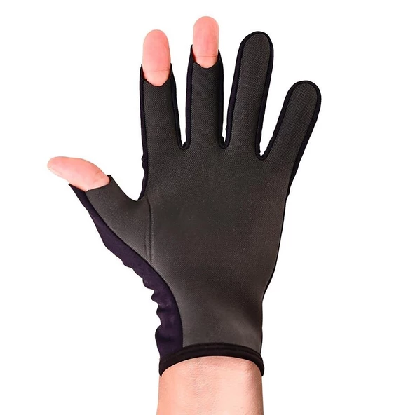 Fujin Pro Angler S24 Titanium Eldiven Black Gold S/M - 5