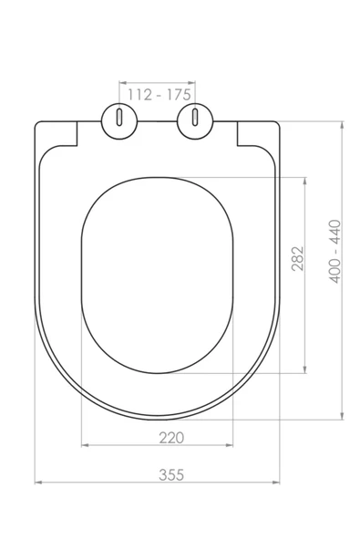 NKP ELEGANCE YAVAŞ KLOZET KAPAĞI 0402 - 2
