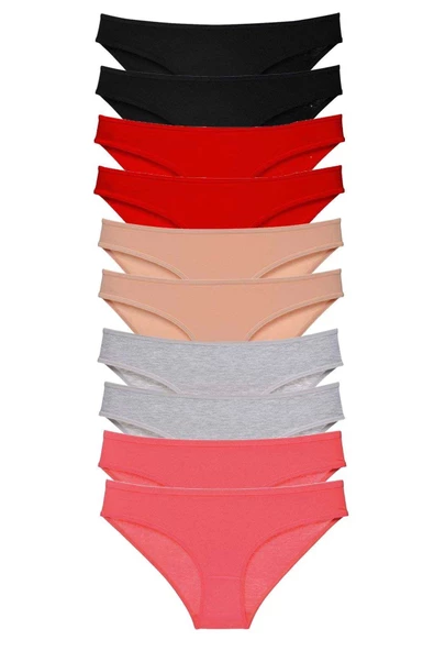 10 adet Süper Eko Set Likralı Kadın Slip Külot 503 ürün görseli