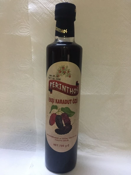 Neşe Natural Perinthos Ekşi Karadut Özü 700 ge Cam Şise