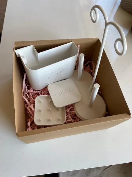 SİNGER DİKİŞ VE OVERLOK UYUMLU 3 PARÇA HEDİYE SETİ - 2