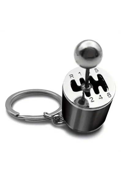 Oto Araba Anahtarlık Vites Metal Hareketli Araba Manuel Vites Anahtarlık Altı Hız Dişli Shifter - 2