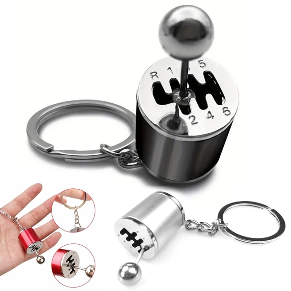 Oto Araba Anahtarlık Vites Metal Hareketli Araba Manuel Vites Anahtarlık Altı Hız Dişli Shifter