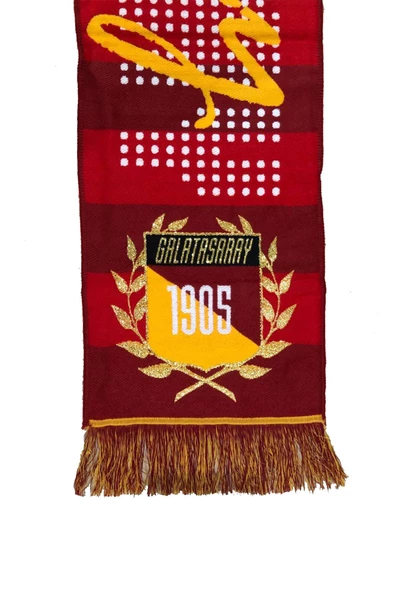 Galatasaray Orijinal Lisanslı Akrilik Galatasaray Atkı ve Hybrt Tükenmez Kalem Set Ahşap Kutulu - Resim 5