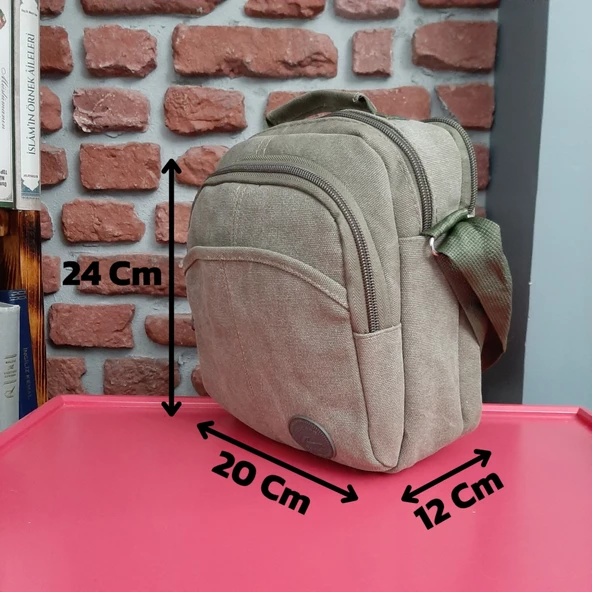 Escape Kanvas Omuz Çantası 3505 Gvn-0071 - 5