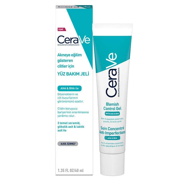 Cerave Akneye Eğilimli Ciltler İçin Yüz Bakım Jeli 40 ml