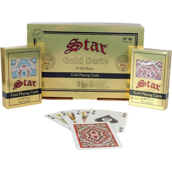 Star Gold Plastik Seri No:1 Oyun Kağıdı