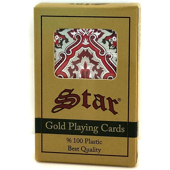 Star Gold Plastik Seri No:1 Oyun Kağıdı - 2