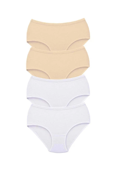 4 Adet Tutku Kadın Yüksek Bel Bato Kalın Lastik Külot S9 ürün görseli