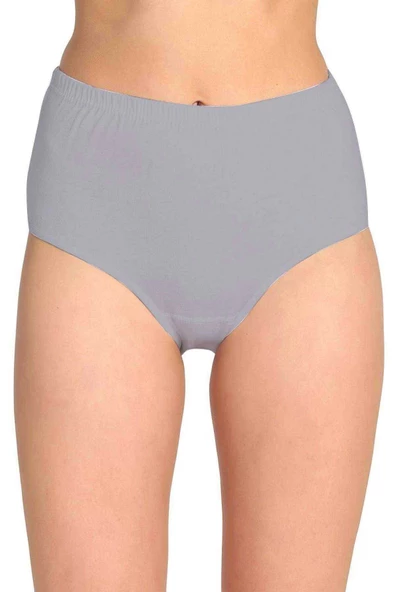 4 Adet Tutku Kadın Yüksek Bel Bato Kalın Lastik Külot S8 - Resim 7