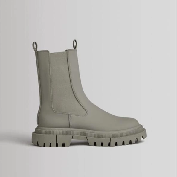 Bershka Gri Kadın Bot - 4