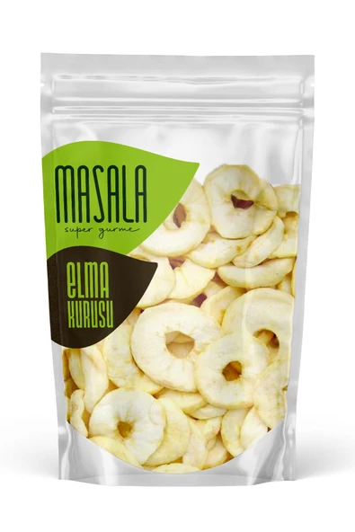 Dilimlenmiş Elma Kurusu 50 gr %100 Doğal ve Katkısız Sağlıklı Atıştırmalık ve Dekoratif Kullanım (Dried Apple Slice) ürün görseli 1