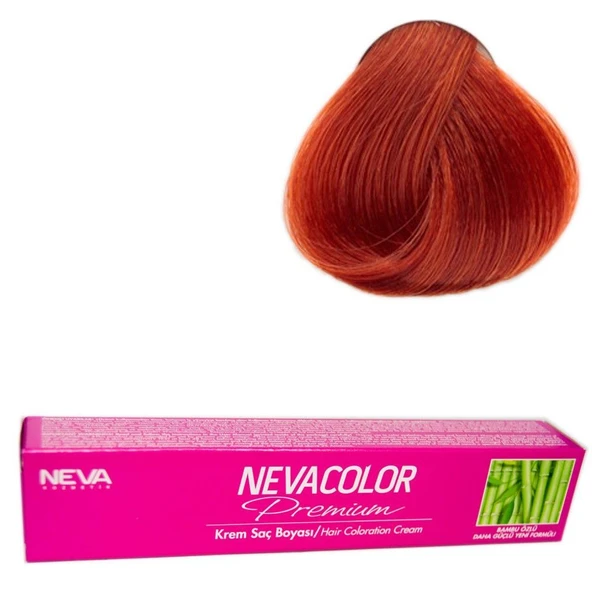 Neva Color Tüp Saç Boyası 8.44 Tarçın Bakır 50 ml
