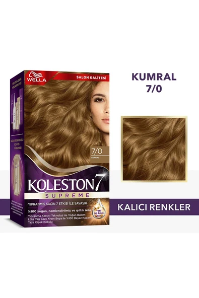 Wella Koleston Supreme Kit Saç Boyası 7/0 Kumral