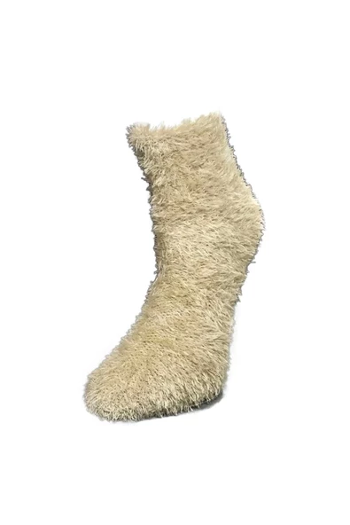 6 Adet Dikişsiz Tüylü Sıcak Tutan Ev Çorabı - Resim 3