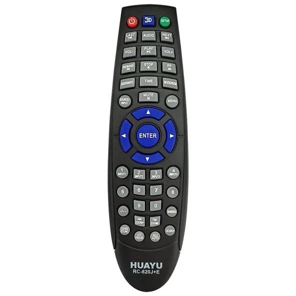 HUAYU PROJEKSİYON KUMANDASI UNİVERSAL RC-820J+E AKILLI PROJEKSİYON + OTO TEYP ÖZELLİKLERİ