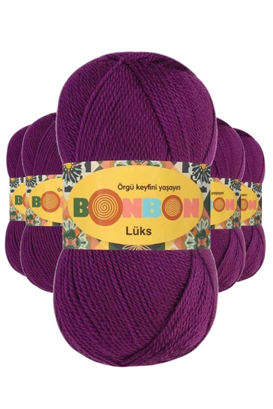 5 Adet Lüks Patik İpi Yünü Koyu İspirto 98287 ürün görseli