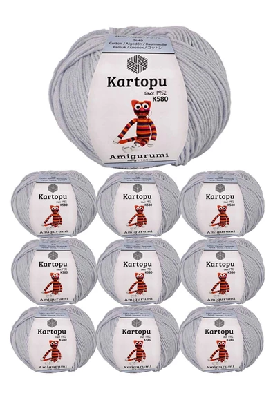 10 Adet Amigurumi El Örgü İpi 50gr 580 ürün görseli