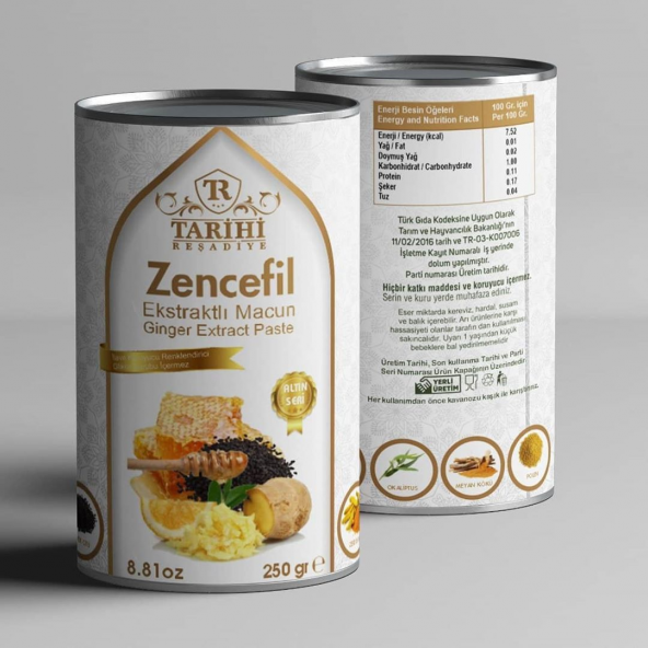 Tarihi Reşadiye Zencefil Ekstratlı Karışım 250 Gr - Resim 1