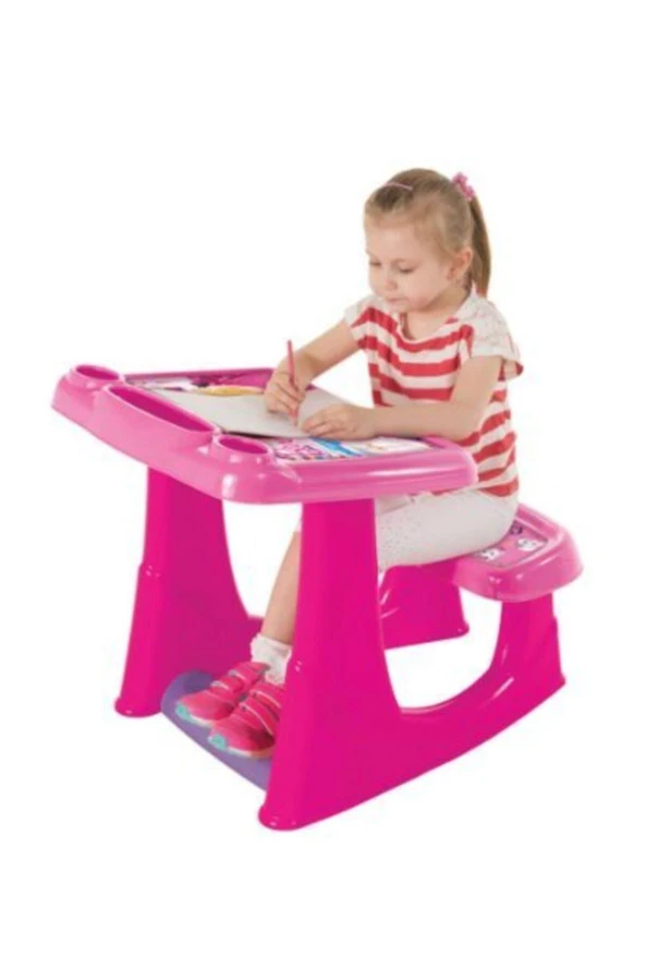 Dede Barbie Çalışma ve Aktivite Masası - Resim 3