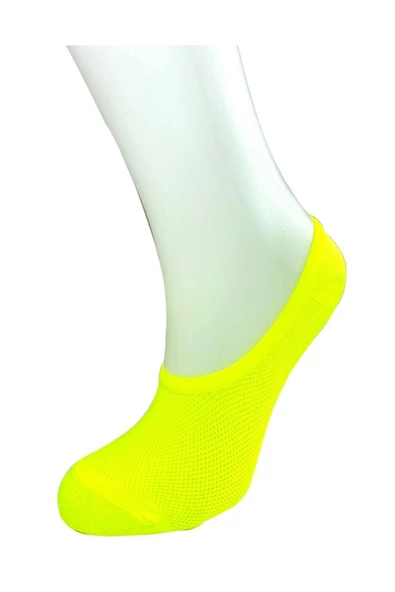 12 Adet Canlı Renk Kadın Spor Babet Çorap - Resim 7