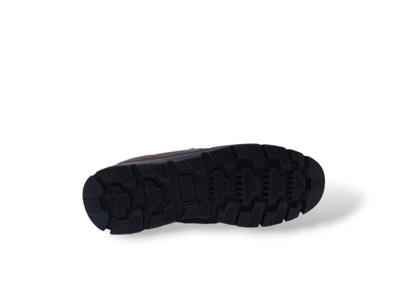 Zerhan 782 Erkek Koyu Kahve Hakiki Deri Kalın Taban Ayakkabı - Resim 5