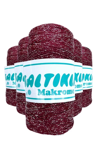 5 Adet Polyester Simli Makrome İpi SG-1560 ürün görseli